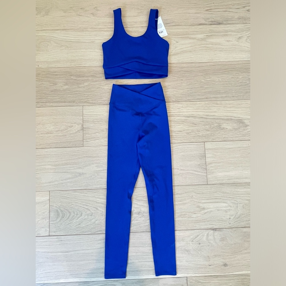 Blue Women's Leggings Set